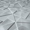 Panou decorativ, PVC, model marmura 3D, abstract, nuante gri, 96x48.5 cm  - Placi decorative - Mercaton Store
