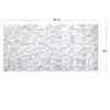 Panou decorativ, PVC, model marmura 3D, abstract, nuante gri, 96x48.5 cm  - Placi decorative - Mercaton Store