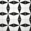 Panou decorativ, PVC, model marmura, abstract, alb si negru, 96x48.5cm - Placi decorative - Mercaton Store