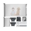 Poarta, plasa, de siguranta, protectie copii, retractabila, gri, 13x160x85 cm, Ruhhy - Protectii Copii pentru Casa - Mercaton Store