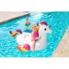 Saltea de apa gonflabila pentru copii, model unicorn, 150x117 cm, Bestway Maxi Fantasy  - Piscine, Colaci si Accesorii inot - Mercaton Store