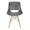 Scaun stil scandinav, PP, lemn, max 100 kg, gri, 45x55x78 cm, Lars - Scaune pentru Casa - Mercaton Store