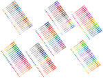 Set 140 pixuri cu gel multicolore si cu sclipici, 15 cm - Seturi pictura si desen - Mercaton Store