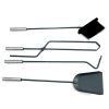 Set accesorii semineu, suport cu 4 piese, inox, 66 cm - Accesorii sobe si seminee - Mercaton Store