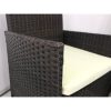 Set mobilier pentru gradina MCT Garden 273, compus din 2 fotolii, 1 canapea, 1 masa, Poliratan, Maro - Seturi Mobilier Gradina - Mercaton Store