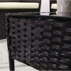 Set mobilier pentru gradina MCT Garden 273, compus din 2 fotolii, 1 canapea, 1 masa, Poliratan, Maro - Seturi Mobilier Gradina - Mercaton Store