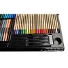 Set pictura si desen pentru copii, trusa plastic, neagra, 288 piese, 47x46 cm, Isotrade - Seturi pictura si desen - Mercaton Store