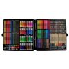 Set pictura si desen pentru copii, trusa plastic, neagra, 288 piese, 47x46 cm, Isotrade - Seturi pictura si desen - Mercaton Store
