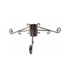 Suport brad metalic maro, diametru 9 cm, lungime 47 cm, Perfect Home - Brazi artificiali - Mercaton Store
