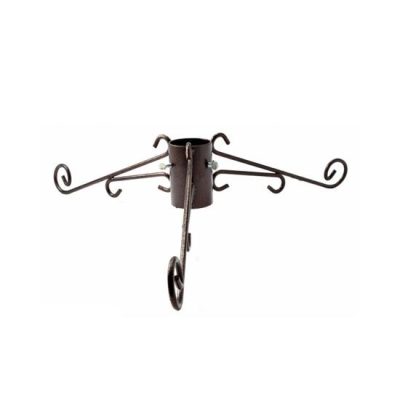 Suport brad metalic maro, diametru 9 cm, lungime 47 cm, Perfect Home - Brazi artificiali - Mercaton Store