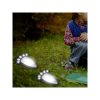 Lampa solara pentru gradina, Verk Group, model urme animal, AA, 1.2 V, set 4 buc, 9x12 cm - Lampi solare gradina - Mercaton Store