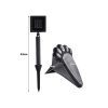 Lampa solara pentru gradina, Verk Group, model urme animal, AA, 1.2 V, set 4 buc, 9x12 cm - Lampi solare gradina - Mercaton Store