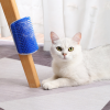 Perie de masaj si curatarea blanii cu iarba Catnip pentru pisicute, montaj pe colturi, 8.5 x 12.5 cm, Albastru - Ingrijire Animale - Mercaton Store