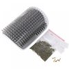 Perie de masaj si curatarea blanii cu iarba Catnip pentru pisicute, montaj pe colturi, 8.5 x 12.5 cm, Gri - Ingrijire Animale - Mercaton Store Perie de masaj si curatarea blanii cu iarba Catnip pentru pisicute, montaj pe colturi, 8.5 x 12.5 cm, Gri - Ingrijire Animale - Mercaton Store