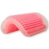 Perie de masaj si curatarea blanii cu iarba Catnip pentru pisicute, montaj pe colturi, 8.5 x 12.5 cm, Roz - Ingrijire Animale - Mercaton Store