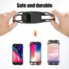 Suport universal din silicon pentru Telefoane cu Display pana la 8", Flexibil, Montaj pe Ghidon, Compatibil si cu Carut, Trotineta sau Scuter, Negru - Unelte si Suporti Biciclete - Mercaton Store