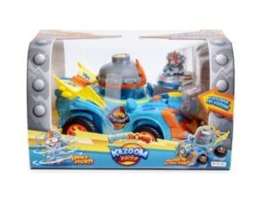 Figurina SuperThings cu vehicul, Kazoom Racer si Kid Kazoom