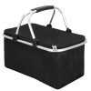 Geanta/cos picnic, termoizolanta, Springos, negru, 47x28x40 cm - Cutii frigorifice - Mercaton Store