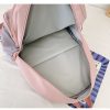 Ghiozdan pentru copii, impermeabil, buzunare multiple, material respirabil, 20 - 35 L, 30 x 11 x 42 cm, Roz - Ghiozdane, Genti si Trollere - Mercaton Store