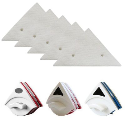 Set 5 tampoane de spalare pentru stergator dublu cu magnet pentru curatarea geamurilor cu grosime intre 5 si 15 mm - Alte Accesorii Casa - Mercaton Store