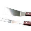 Ustensile pentru barbecue, grill, gratar, inox, maner lemn, set 3 buc - Accesorii pentru Gratare - Mercaton Store