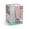 Perdea luminoasa - 100 LEDuri - alba - IP44 - 2,2 m - 8 programe - Instalatii de Craciun - Mercaton Store
