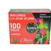 Instalatie de Craciun, sirag luminos cu 8 jocuri de lumini, 100 de beculete stelute multicolore, 5 m - Instalatii de Craciun - Mercaton Store