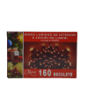 Instalatie de Craciun, sirag luminos cu 8 jocuri de lumini, 160 de beculete rosii, 8 m - Instalatii de Craciun - Mercaton Store