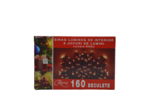 Instalatie de Craciun, sirag luminos cu 8 jocuri de lumini, 160 de beculete rosii, 8 m - Instalatii de Craciun - Mercaton Store