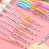 Set 36 pixuri parfumate cu gel si sclipici, Grosime scris 1 mm, Multicolor - Seturi pictura si desen - Mercaton Store