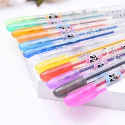 Set 36 pixuri parfumate cu gel si sclipici, Grosime scris 1 mm, Multicolor - Seturi pictura si desen - Mercaton Store