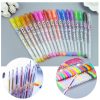Set 36 pixuri parfumate cu gel si sclipici, Grosime scris 1 mm, Multicolor - Seturi pictura si desen - Mercaton Store