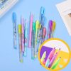 Set 36 pixuri parfumate cu gel si sclipici, Grosime scris 1 mm, Multicolor - Seturi pictura si desen - Mercaton Store