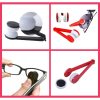 Set 4 Instrumente Mercaton cu 2 capete pentru curatarea ochelarilor din microfibra SoftTouch, Suport pentru inel chei, 7 x 2 cm, Multicolore - Accesorii Diverse pentru Ingrijire - Mercaton Store