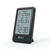 Termometru si higrometru digital de camera, ceas cu alarma, memorie, suport expandabil, negru, AirBi FRAME BI1050 - Termometre - Mercaton Store