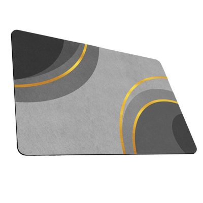 Covoras pentru baie ultra absorbant, anti-alunecare, material Diaton, Model Cercle, 50 x 80 cm - Mobilier Baie - Mercaton Store