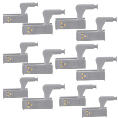 Set 15 buc Balamale pentru mobilier cu iluminare LED, Gri, 7.5 x 4 x 2 cm - Pachete Promotionale - Mercaton Store