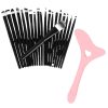 Set Profesional de Machiaj cu 20 de Pensule Antialergice si Sablon Multifunctional 4-in-1 Eyeliner din Silicon in Nuanta Roz - Pachete Promotionale - Mercaton Store Set Profesional de Machiaj cu 20 de Pensule Antialergice si Sablon Multifunctional 4-in-1 Eyeliner din Silicon in Nuanta Roz - Pachete Promotionale - Mercaton Store