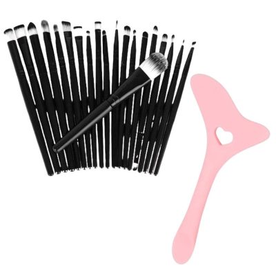 Set Profesional de Machiaj cu 20 de Pensule Antialergice si Sablon Multifunctional 4-in-1 Eyeliner din Silicon in Nuanta Roz - Pachete Promotionale - Mercaton Store Set Profesional de Machiaj cu 20 de Pensule Antialergice si Sablon Multifunctional 4-in-1 Eyeliner din Silicon in Nuanta Roz - Pachete Promotionale - Mercaton Store