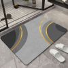 Covoras pentru baie ultra absorbant, anti-alunecare, material Diaton, Model Cercle, 50 x 80 cm - Mobilier Baie - Mercaton Store