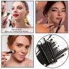 Set 20 Perii pentru Makeup, Antialergice, Lungime 15 cm, Pot fi spalate, Negru - Accesorii Diverse pentru Ingrijire - Mercaton Store