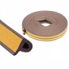 Banda autoadeziva pentru etansarea usilor si ferestrelor, Profil P, 9mm x 5.5mm, Rezistenta UV, Cauciuc EPDM, 6 m, Maro - Alte Accesorii Casa - Mercaton Store