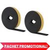 Set 2 buc, Banda autoadeziva pentru etansarea usilor si ferestrelor, Profil P, 9mm x 5.5mm, Rezistenta UV, Cauciuc EPDM, 6 m, Maro - Pachete Promotionale - Mercaton Store