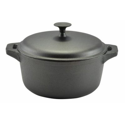 Oala de fonta cu capac