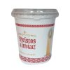 Set 100 de pahare din plastic cu capac transparent, Mesaj Hristos a Inviat, pentru Sarbatorile Pascale, 400 ML - Pahare - Mercaton Store