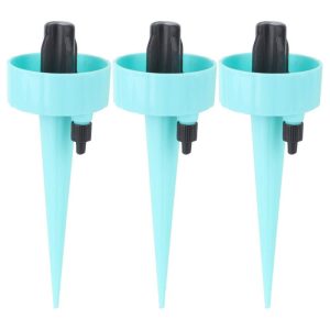 Set 3 buc Picuratoare cu valva pentru irigare, Debit de apa reglabil, pentru plante de interior, PP, 16.5 cm - Mufe si conectori irigare - Mercaton Store