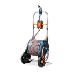 Carucior cu furtun gradina, pistol de stropit, 1/2", 50+2 m - Mufe si conectori irigare - Mercaton Store
