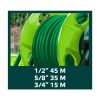 Tambur, rola, pentru furtun gradina, 1/2"-45 m, 3/4"-15 m, Verto  - Mufe si conectori irigare - Mercaton Store