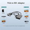 Adaptor, Convertor VGA la HDMI si Audio, Full HD 1080P/60Hz, Negru - Alte Accesorii - Mercaton Store