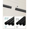 Suport mobil cu roti pentru haine, Mercaton, cu raft incaltaminte, otel, negru, max 100 kg, 103.5x52.5x155 cm - Organizatoare Imbracaminte si Incaltaminte - Mercaton Store